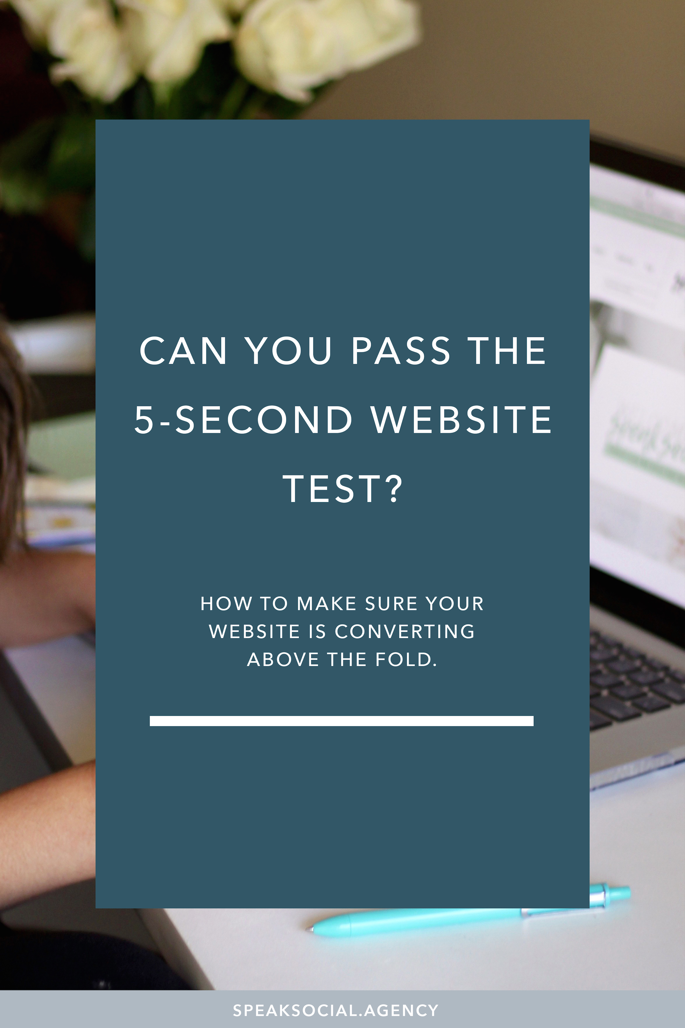 Pinterest_5SecondWebsiteTest With every image you use and every line of copy you write, you’re either serving your customer’s story or confusing them. Here's your guide to make sure you’re not confusing your customer with their initial (above the fold) view of your website.