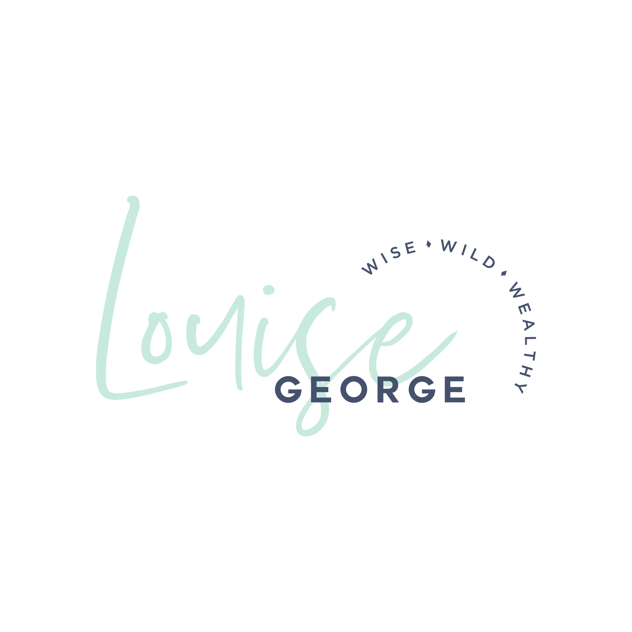 Life Coach Logo - Business Coach Logo, Showit website for life coach, business coach - Louise George