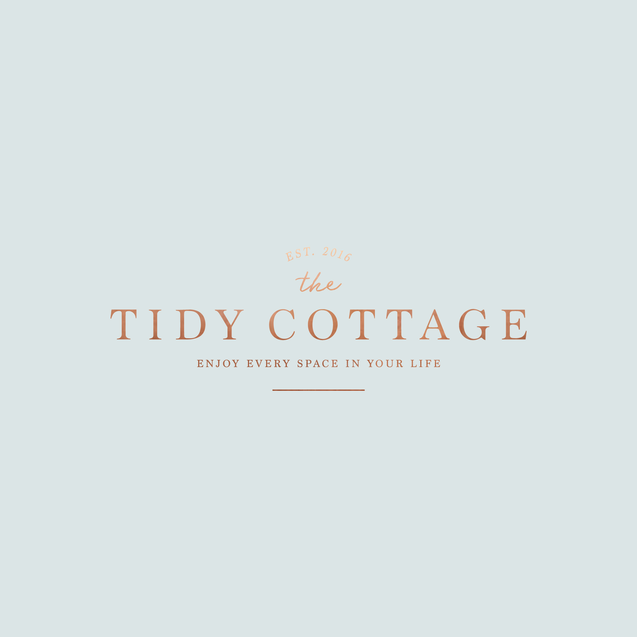 TC-Logo1-5 gorgeous, minimal logo design for home organizing company