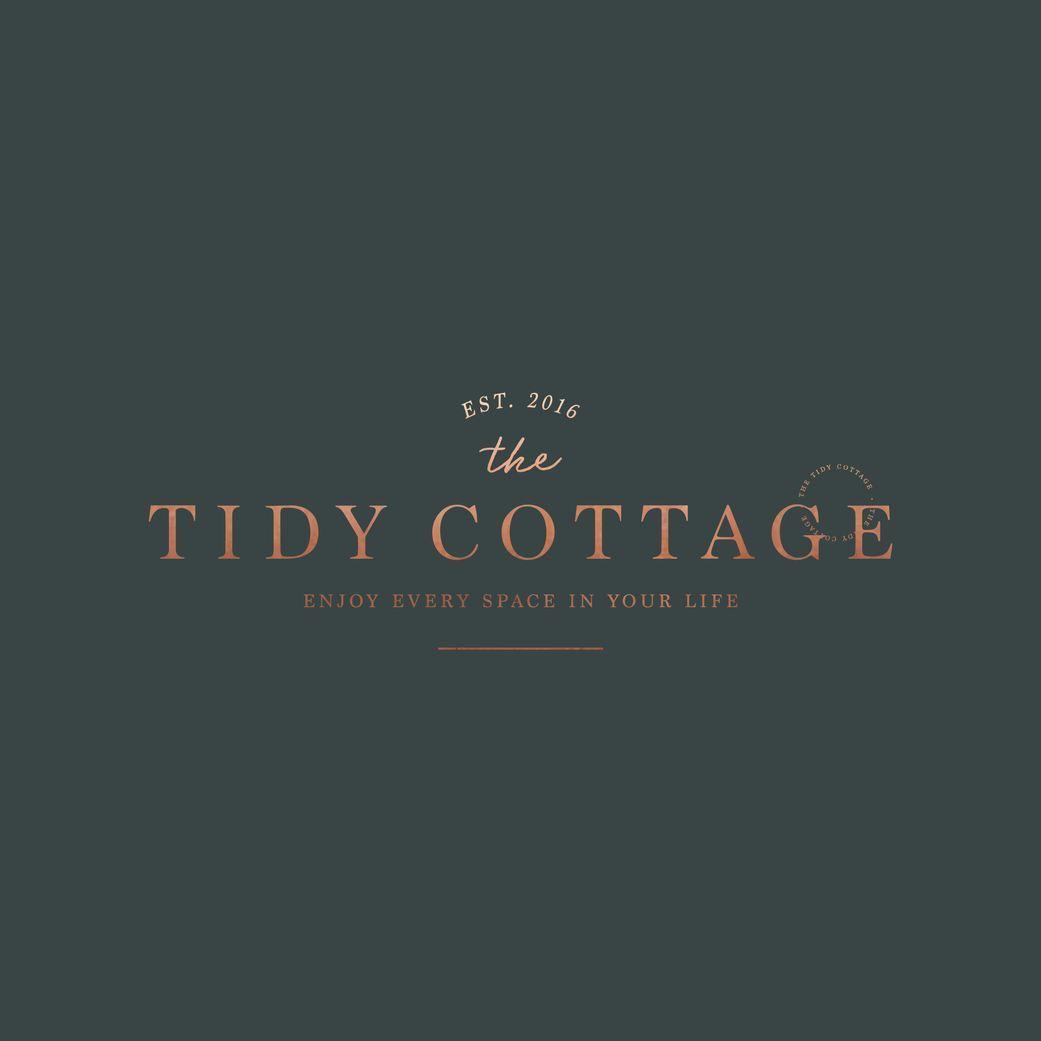 TC-Logo2-5-01 gorgeous, minimal logo design for home organizing company