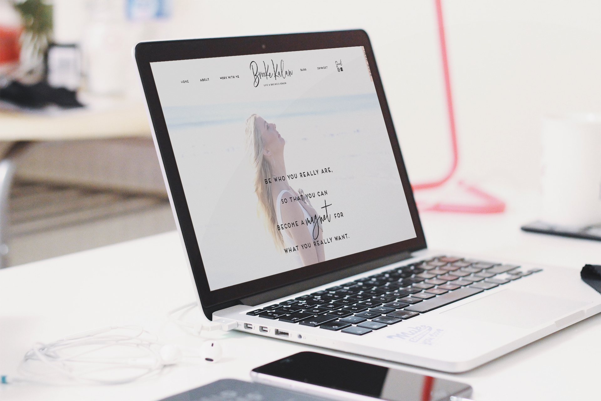 BrookeKalan-Home Brooke Kalan - Life and Business Coach Branding and Website Design