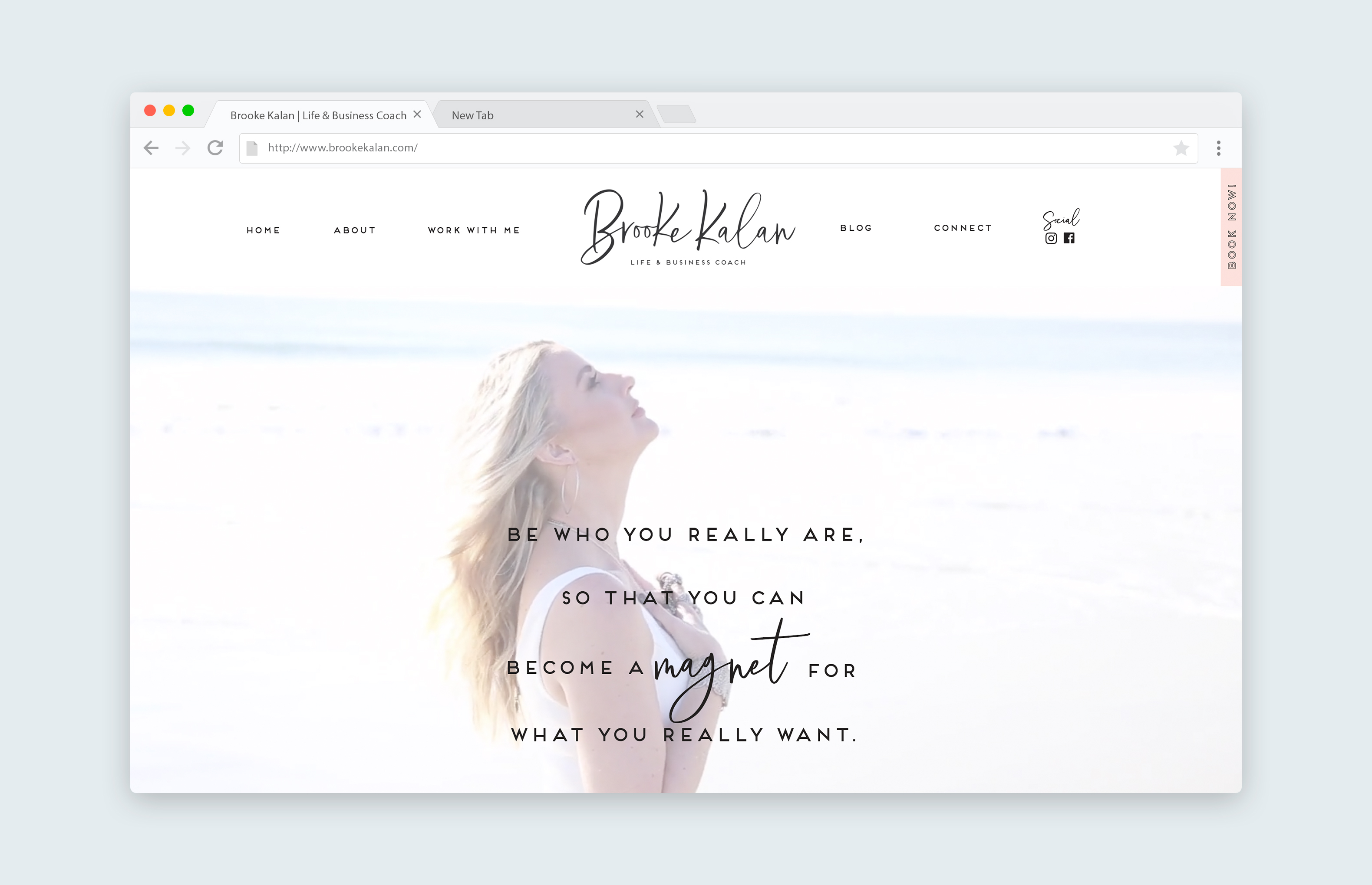 Browner-Mockup-BrookeKalan Brooke Kalan - Life and Business Coach Branding and Website Design