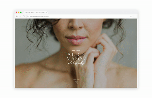 ezgif.com-video-to-gif Elizabeth McCravy Showit Website Templates