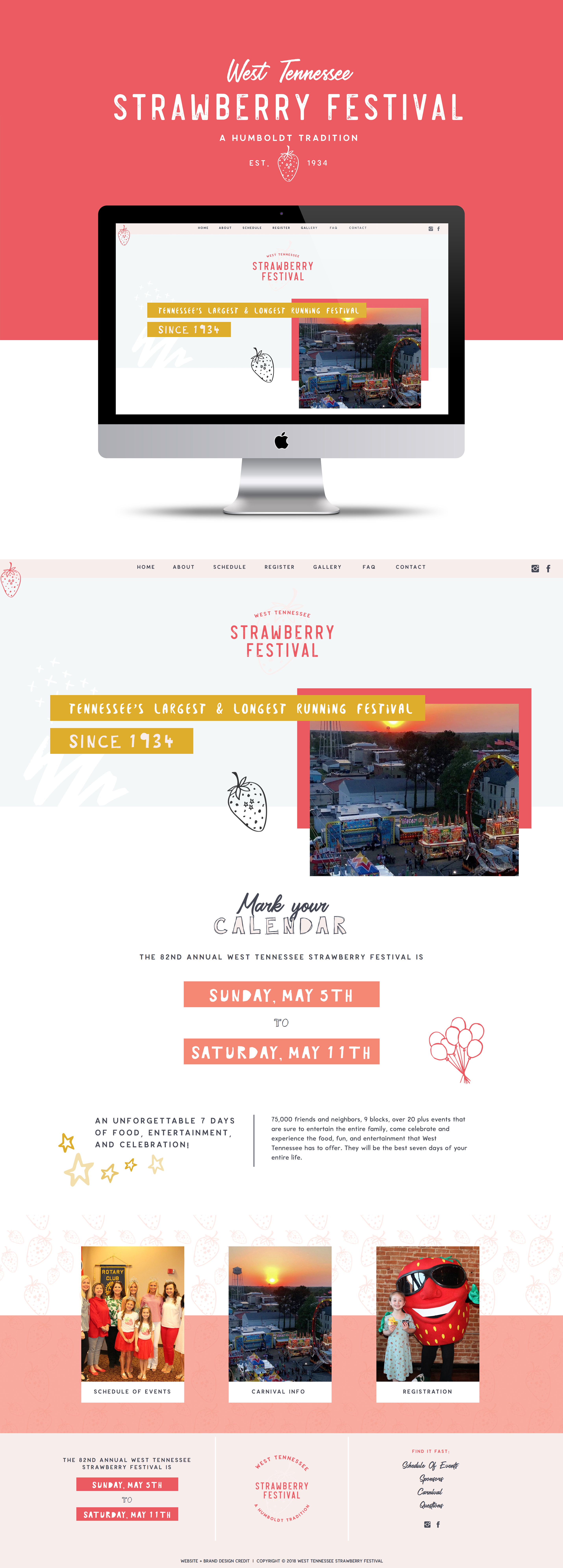 West-Tennessee-Strawberry-Festival--ByElizabethMcCravy-Pinterest West Tennessee Strawberry Festival Branding
