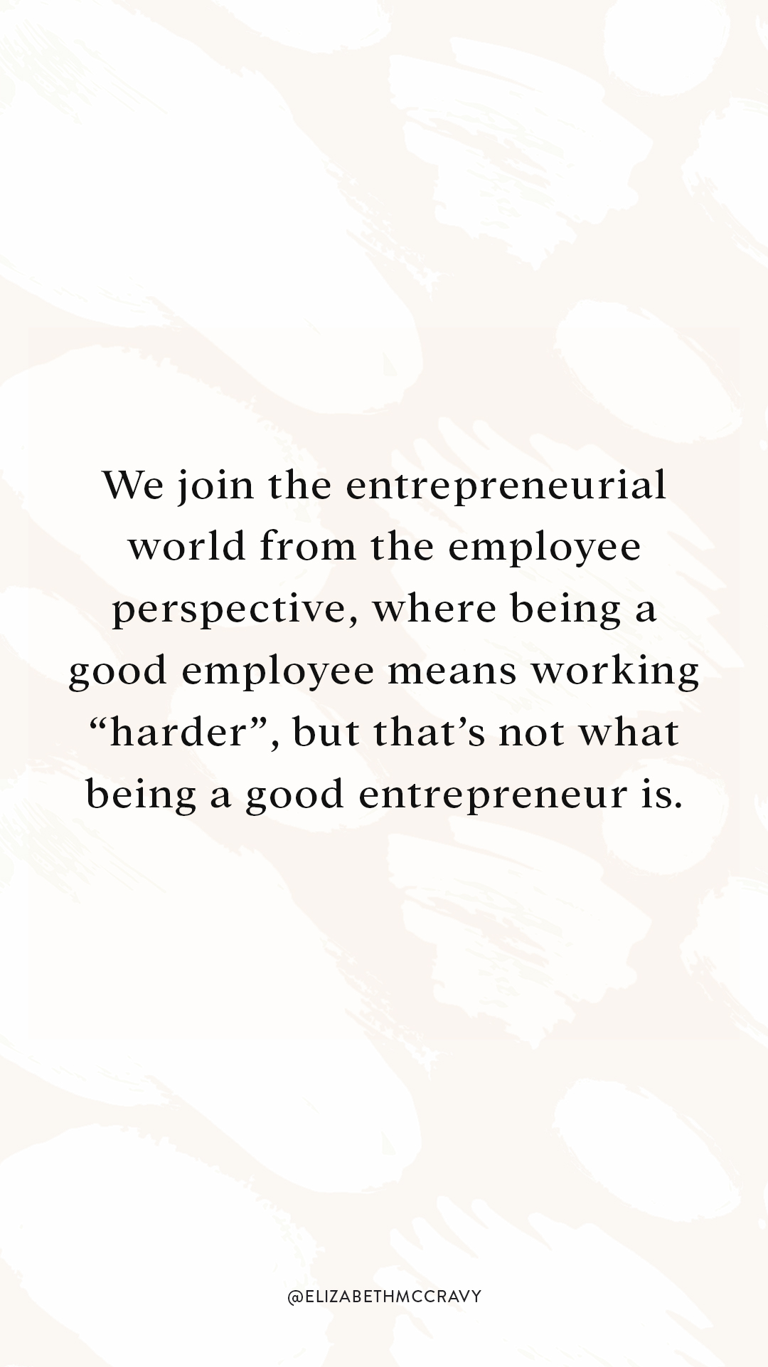 BeingaGoodEntre-lockscreen We join the entrepreneurial world from the employee perspective, where being a good employee means working “harder”, but that’s not what being a good entrepreneur is. If you’re interested in how you can be more productive, scale your business, and work past mental blocks that are holding you back, then this podcast episode is for you.