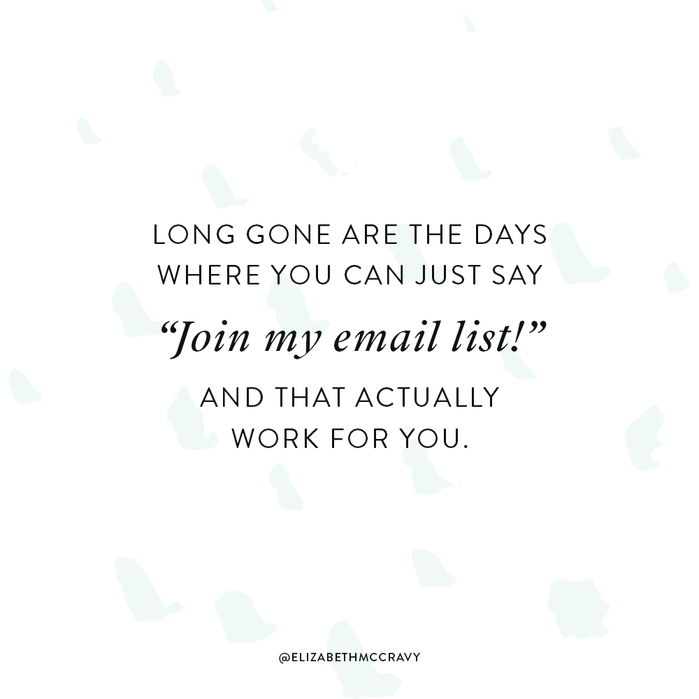 Email Marketing 101 Long gone are the days where you can just say "Join my email list!" and that actually work for you. Here's what to do instead. The answer to your questions like: "What tools you should I be using for email marketing?", "Where should I put my opt-in for the best results?", and so much more! If you aren’t building your list yet, this episode is perfect to help you get started.