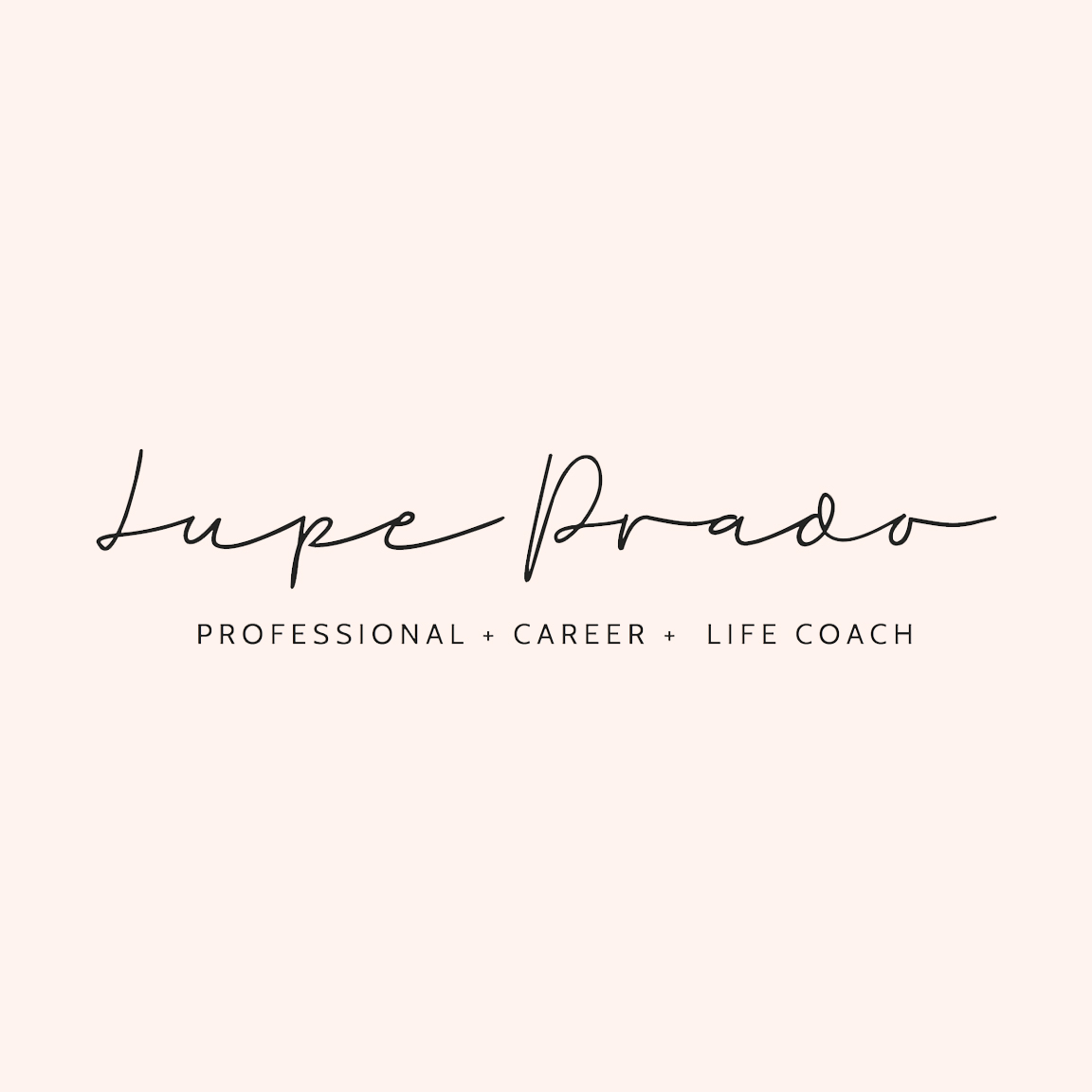 Feminine Life Coach Logo Inspiration-Lupe-Prado---EM-Shop Lupe Prado - Template Customization from Elizabeth McCravy Shop Showit templates - beautiful brand for a life coach