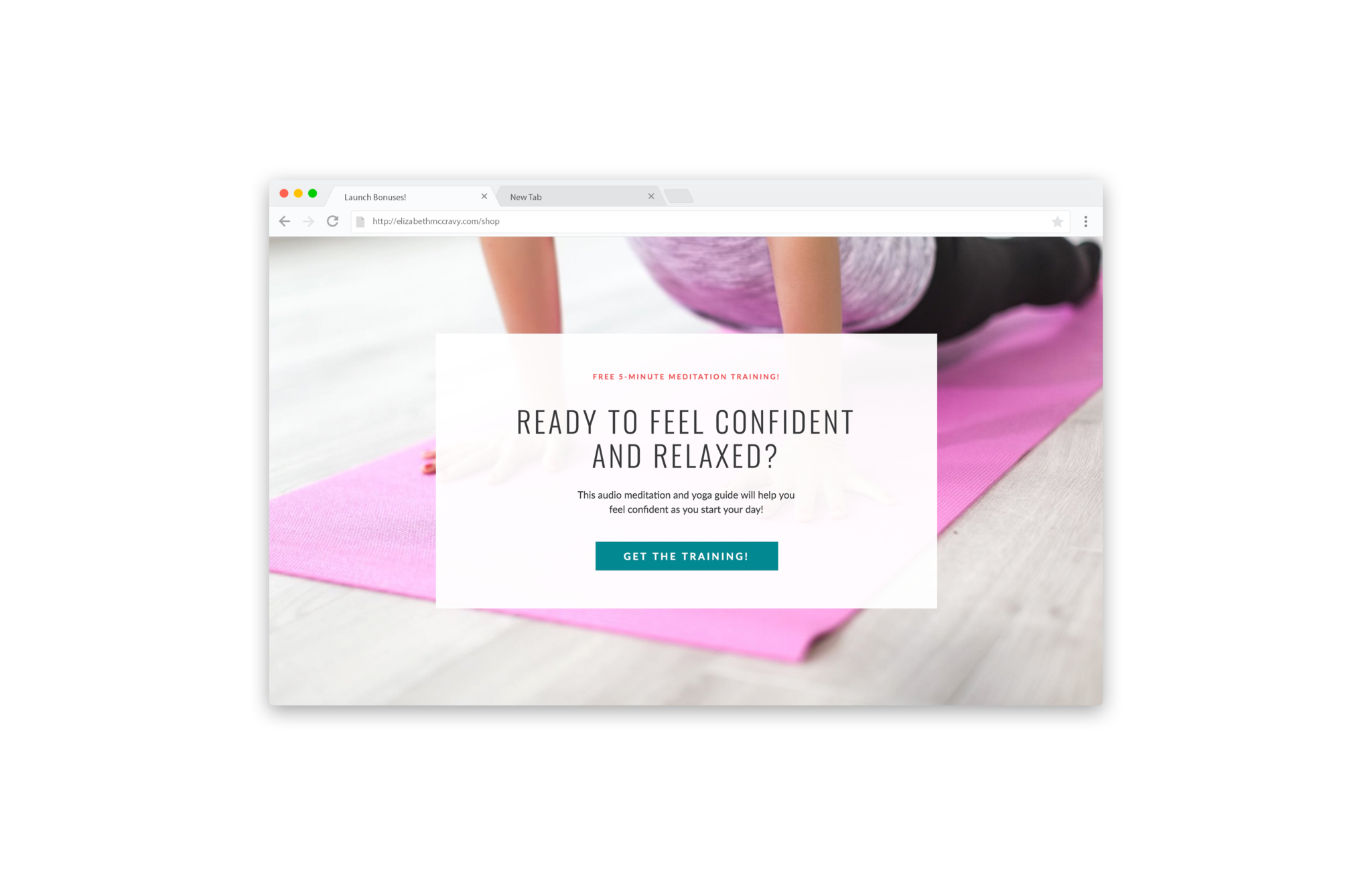 Landing Page Templates, Lead Page Templates for Showit5