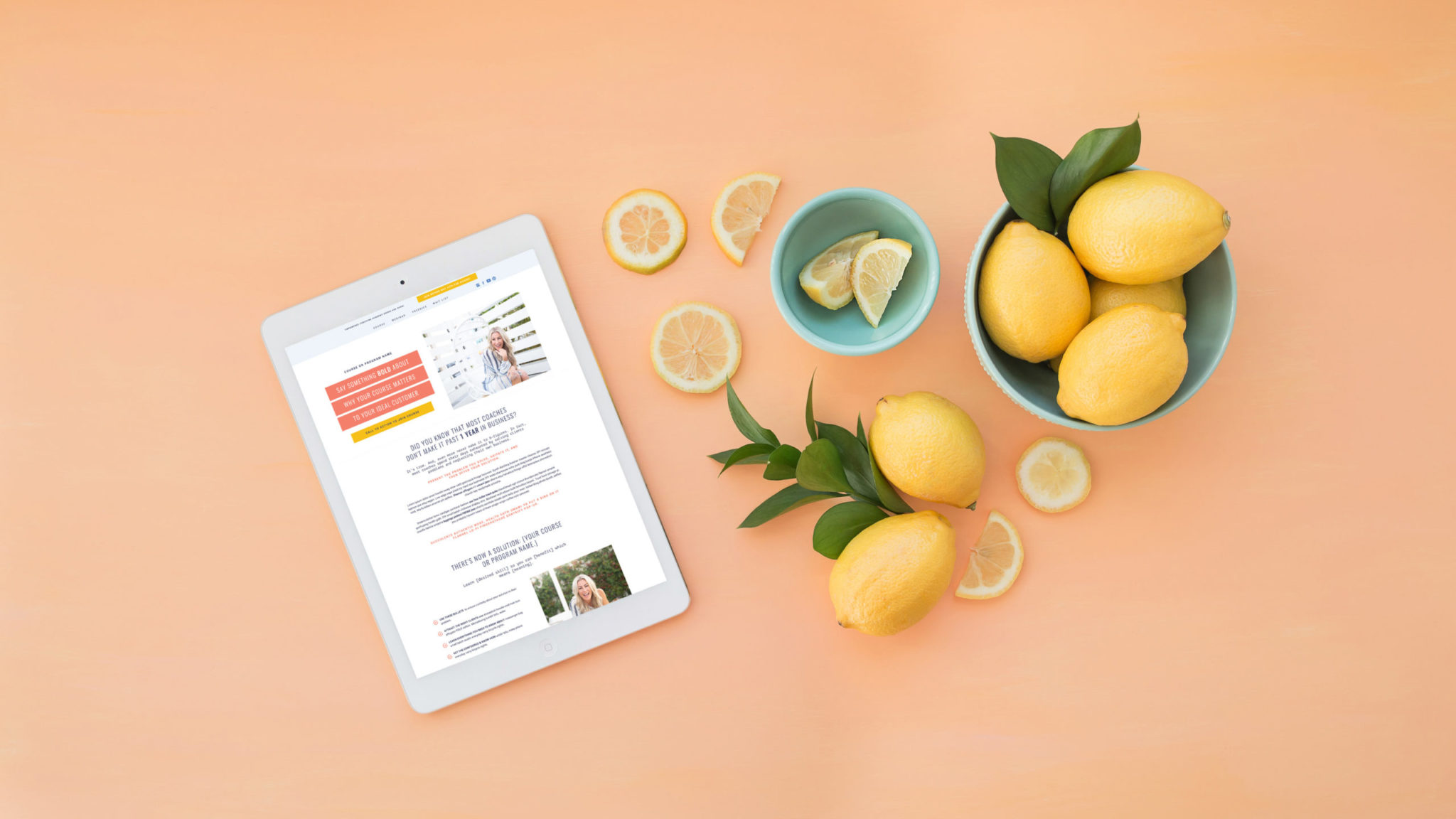 Sales Funnel Showit Beautiful Showit template - for photographers, coaches and educators.