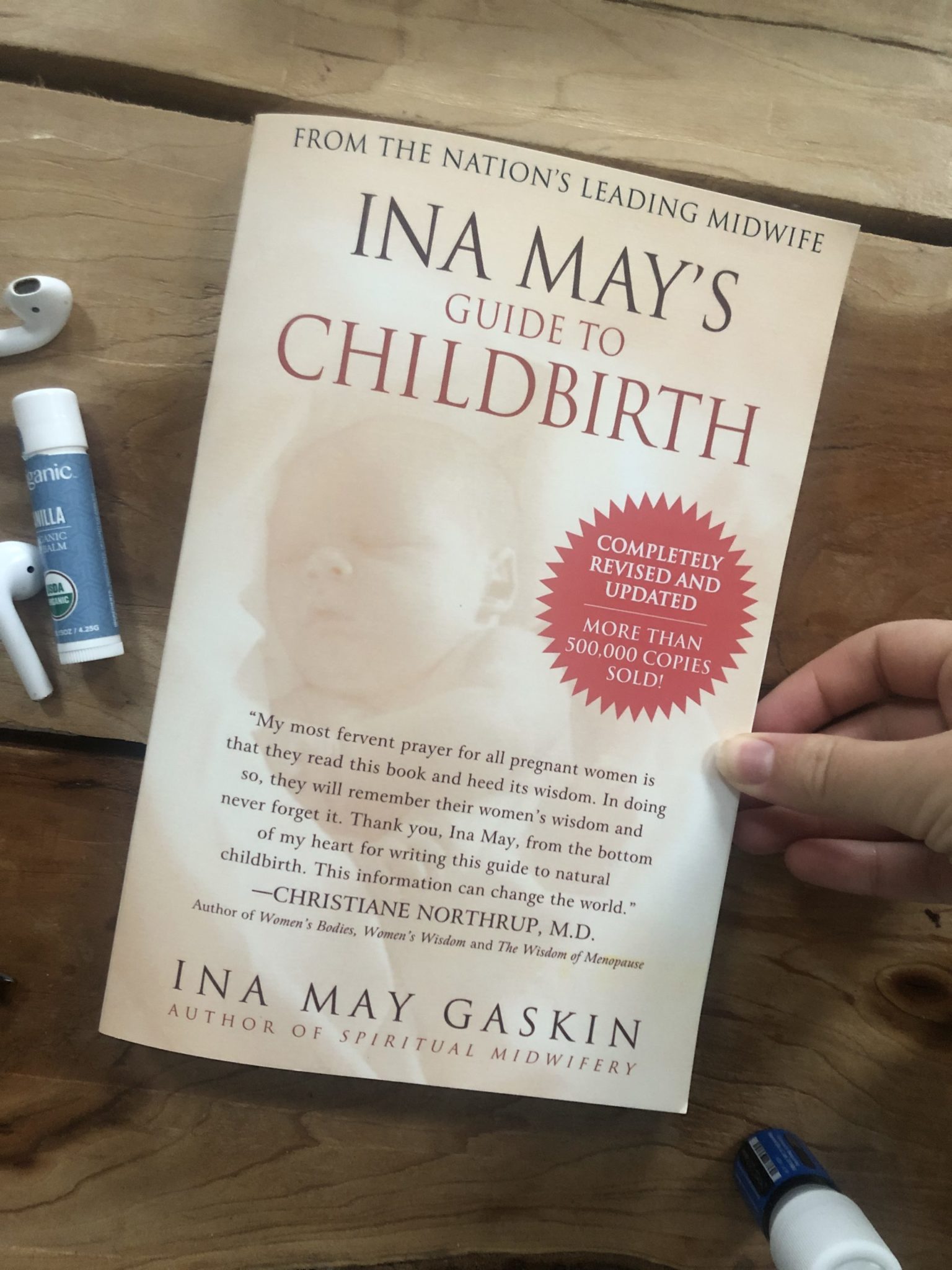 na May Guide to Childbirth Book in Elizabeth McCravy's 1st trimester pregancy must haves!