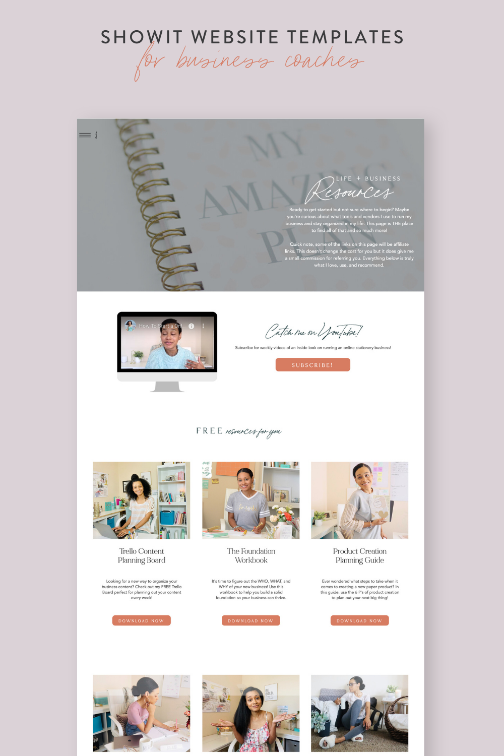 Visit Tatiana Muse's new website customized from an EM Shop template.