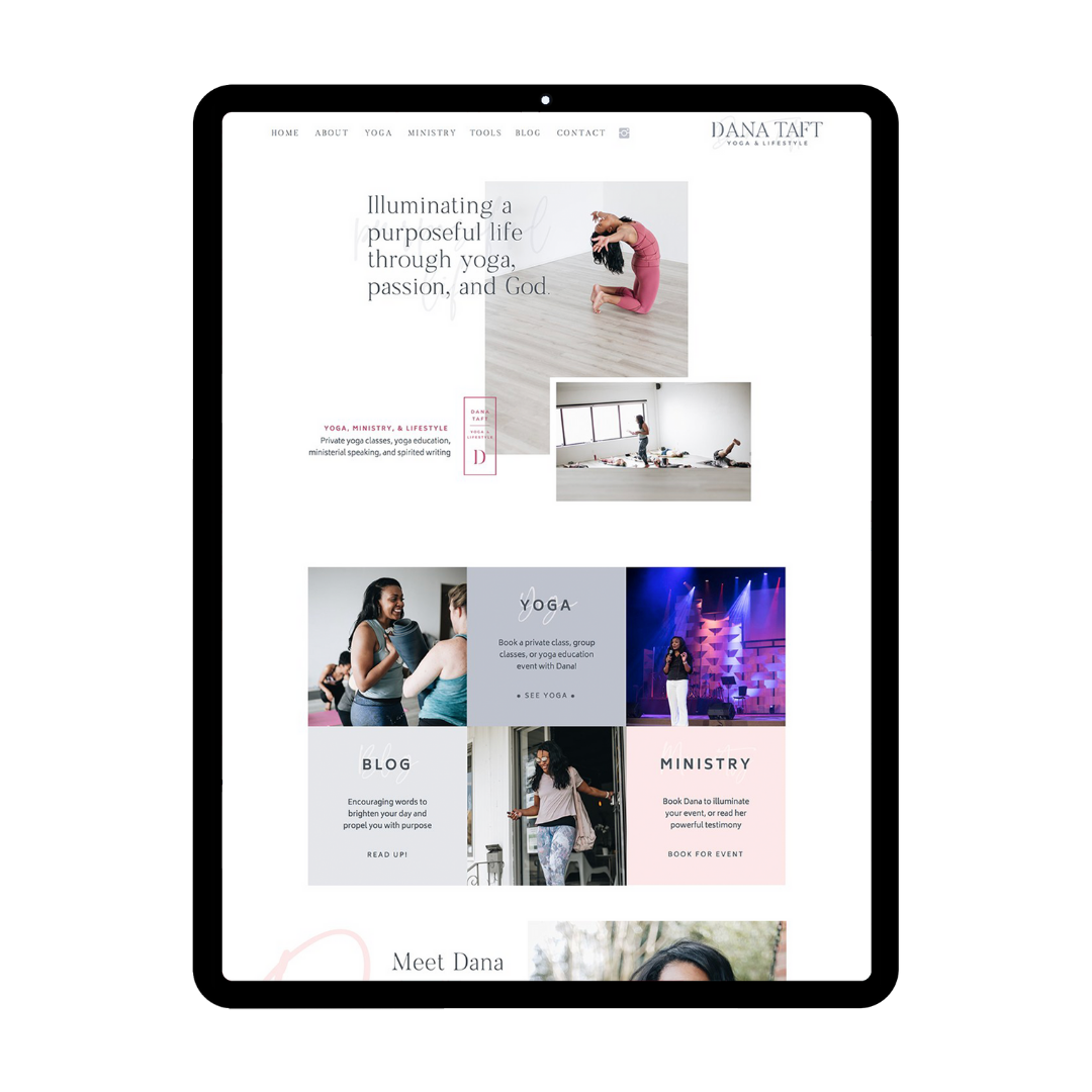 See Dana Taft's life coach web design from Elizabeth McCravy.