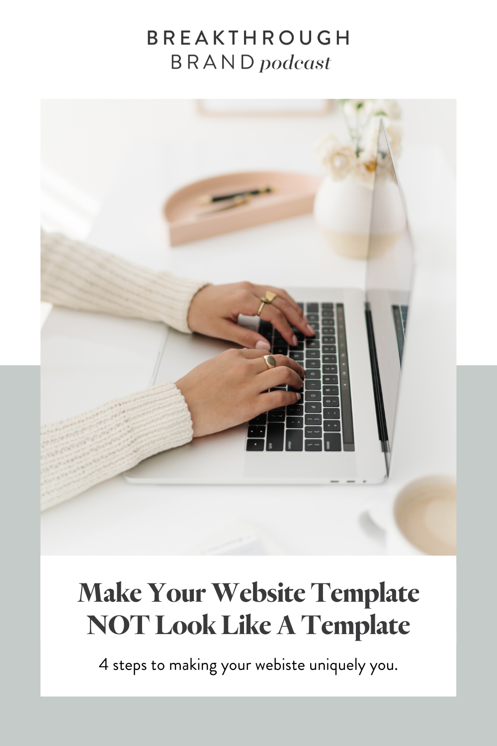 Learn how to customize your website template to make it not look like a website template but actually be unique to you with Elizabeth McCravy.