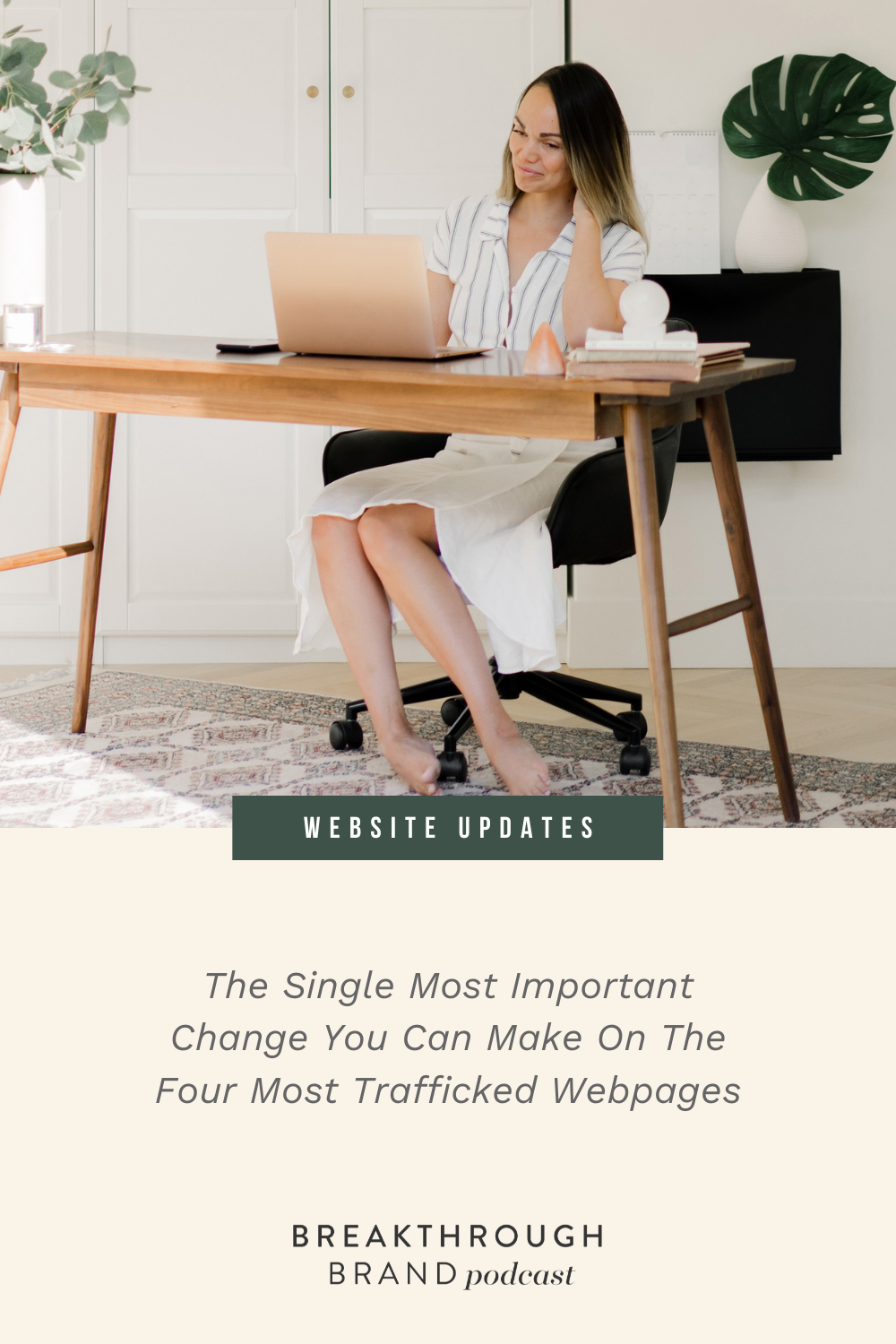 Hear the number one tips on how to improve your main pages on your website.