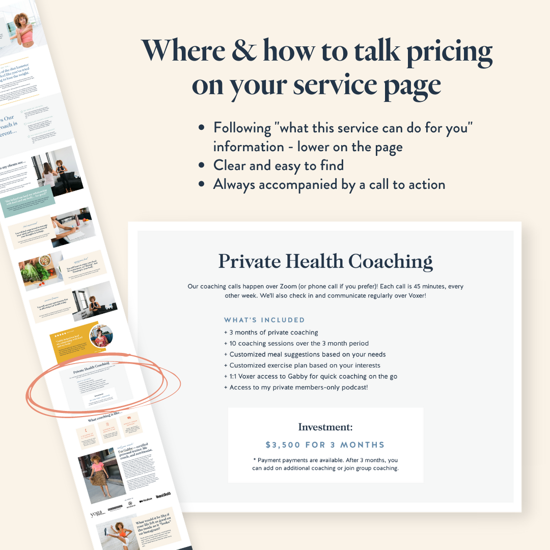 When and how to talk about pricing on your website.