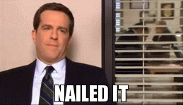 nailed it gif to show we got lucky in real estate
