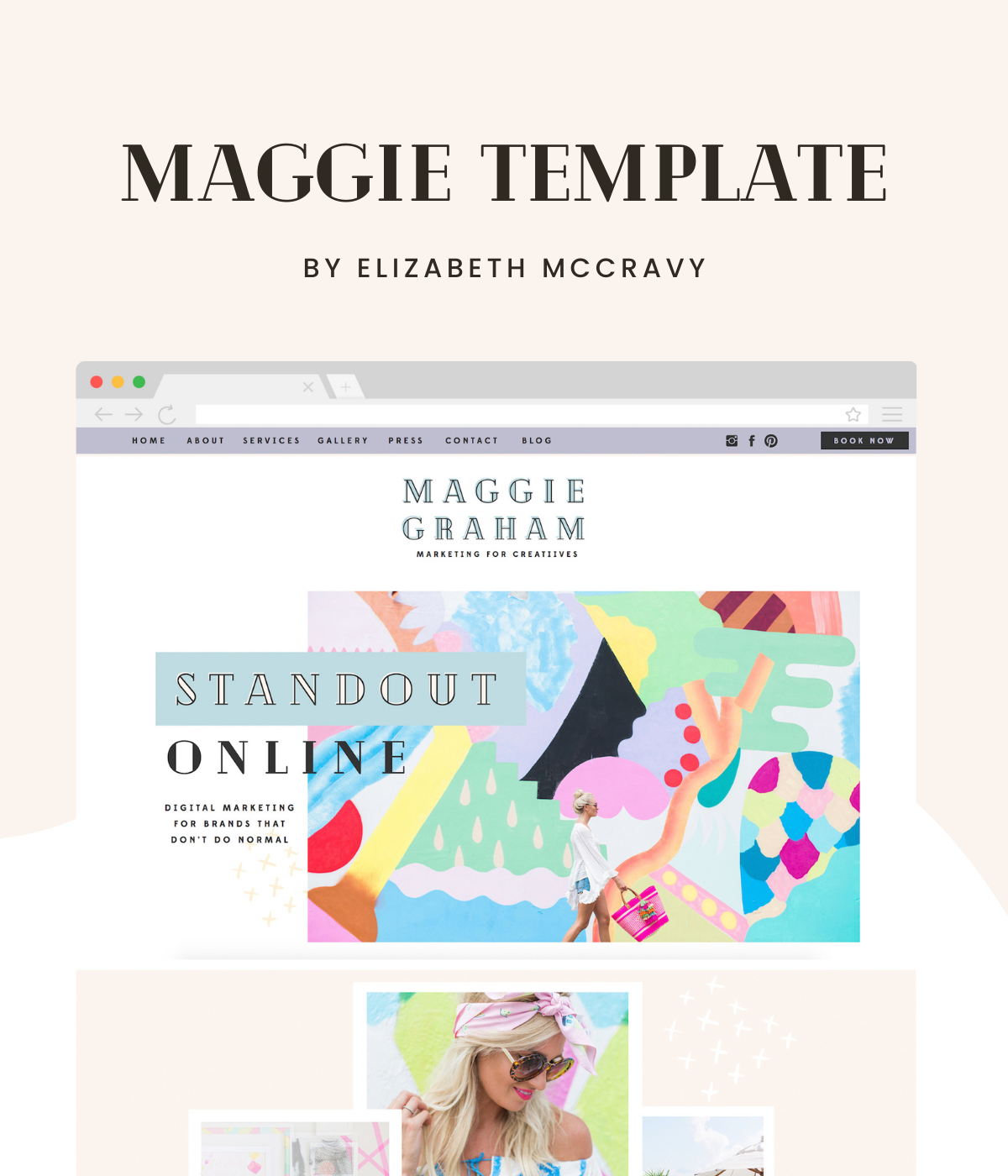 best website templates for photographers - Maggie