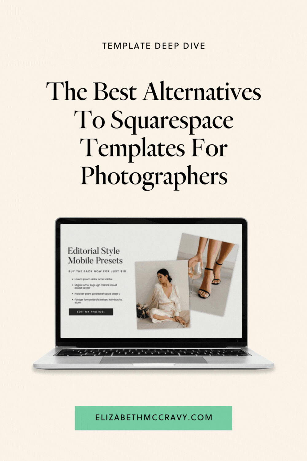alternative templates for photographers if you don't want to use squarespace