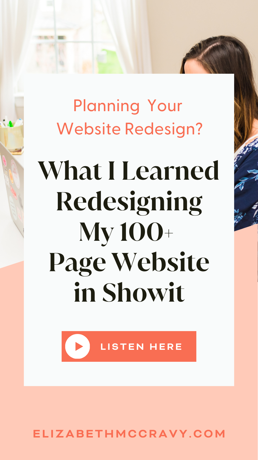 tips for redesigning your Showit website